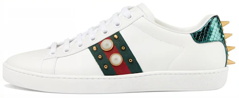 Buy (W) Gucci Ace Studded ''Weiß'' 431887-02JP0-9064
