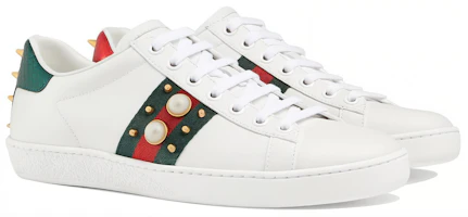 Lookbook (W) Gucci Ace Studded ''Weiß'' 431887-02JP0-9064