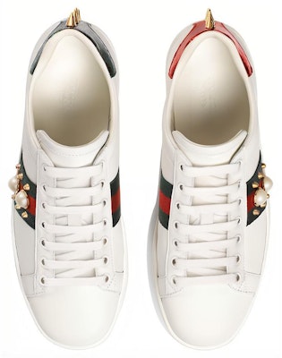 (W) 구찌 에이스 스터드 '화이트' 스니커즈 431887-02JP0-9064 Shop (W) 구찌 에이스 스터드 '화이트' 스니커즈 431887-02JP0-9064