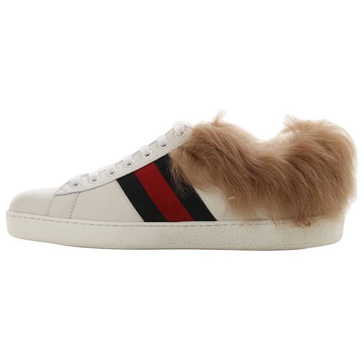 (Women) Gucci Ace Wool Embroidered 'Bee' 496093-0FI50-9096