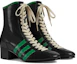 Lookbook (W) Gucci adidas Originals x Leren Mode Sneakers ''Groen'' 720810-AAA99-1043