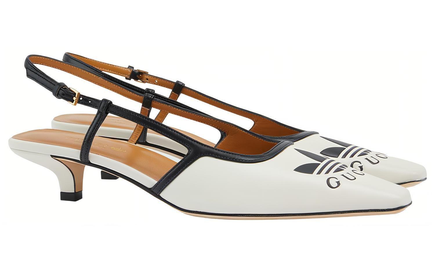 Order (Women) Gucci adidas Originals x Leather Mule 'White' 702171-BKO60-9160