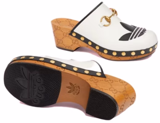 (W) Gucci adidas Originals x Sepatu Mule Kulit 'Putih' 702218-DTNP0-9160 Shop (W) Gucci adidas Originals x Sepatu Mule Kulit 'Putih' 702218-DTNP0-9160