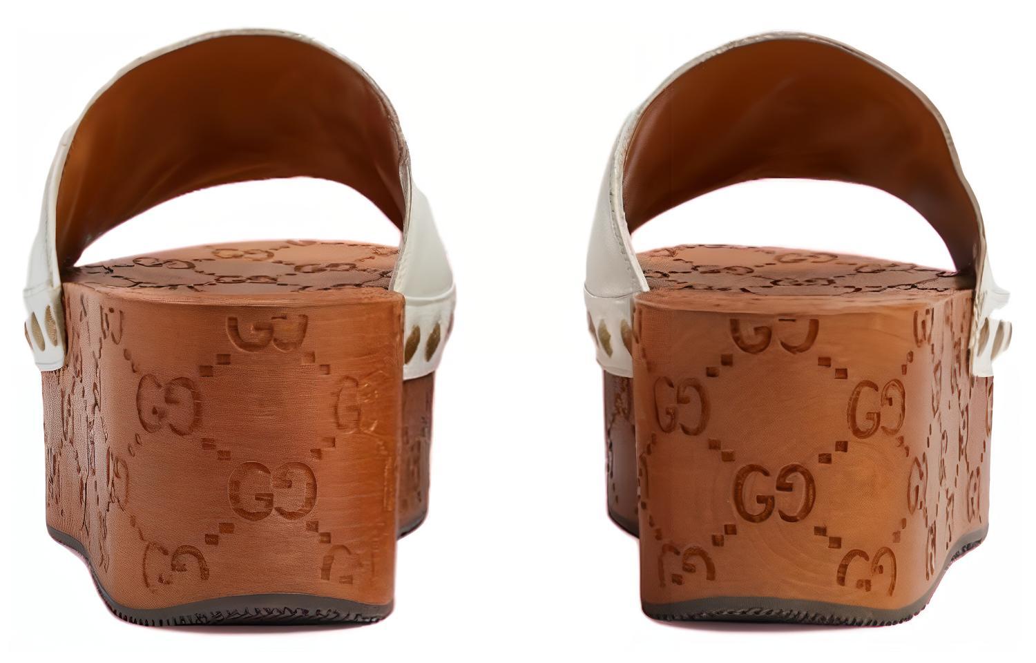 Purchase (W) Gucci 阿迪达斯 Originals x 真皮便鞋 '白色时尚' 707286-D3VF0-9160