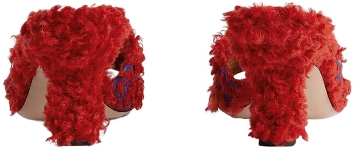 adidas originals x GUCCI古馳 Trefoil系列 織物 一字高筒 時尚涼鞋 7.5cm 女款 紅色 Purchase adidas originals x GUCCI古馳 Trefoil系列 織物 一字高筒 時尚涼鞋 7.5cm 女款 紅色