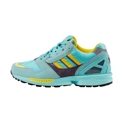 (W) adidas Originals Gucci ZX 8000 'Aqua Blue Yellow Brown'