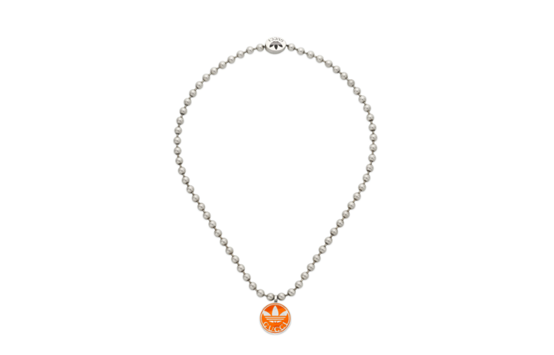 (Women) GUCCI adidas Gucci Silver Logo Necklace  925 Silver 702788J89L08527 圖 3