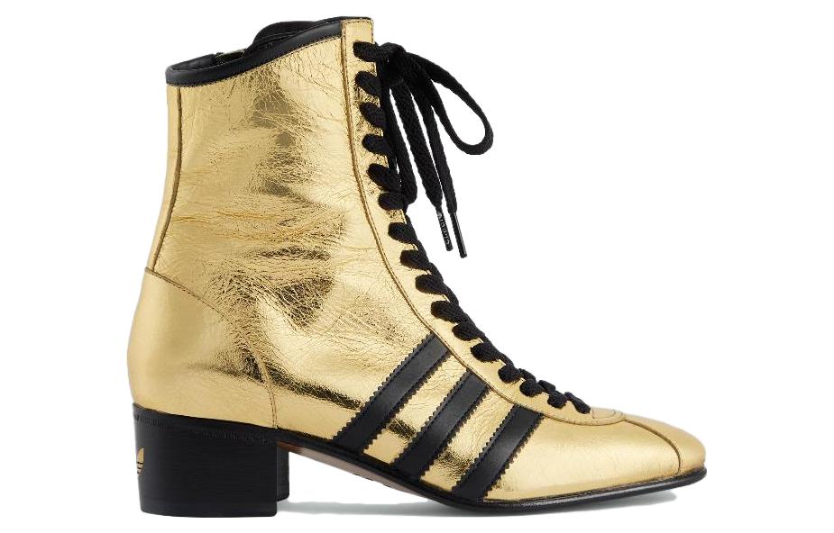 Order (W) Gucci adidas x Leren Veterschoenen Boots ''Goud'' 720810-AAA97-8042