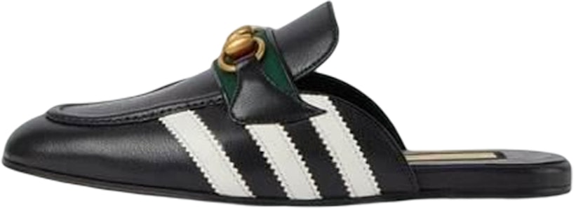 adidas originals x GUCCI古驰 皮革 露跟套腳 休閒百搭 時尚涼拖 女款 黑色 Buy adidas originals x GUCCI古驰 皮革 露跟套腳 休閒百搭 時尚涼拖 女款 黑色