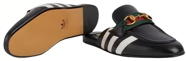 Purchase adidas originals x GUCCI古驰 皮革 露跟套腳 休閒百搭 時尚涼拖 女款 黑色