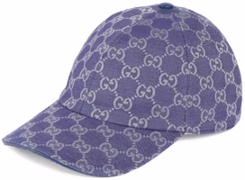 Order (W) Gorra Azul con Patrón de Alfabeto de GUCCI. 7484754HG624468