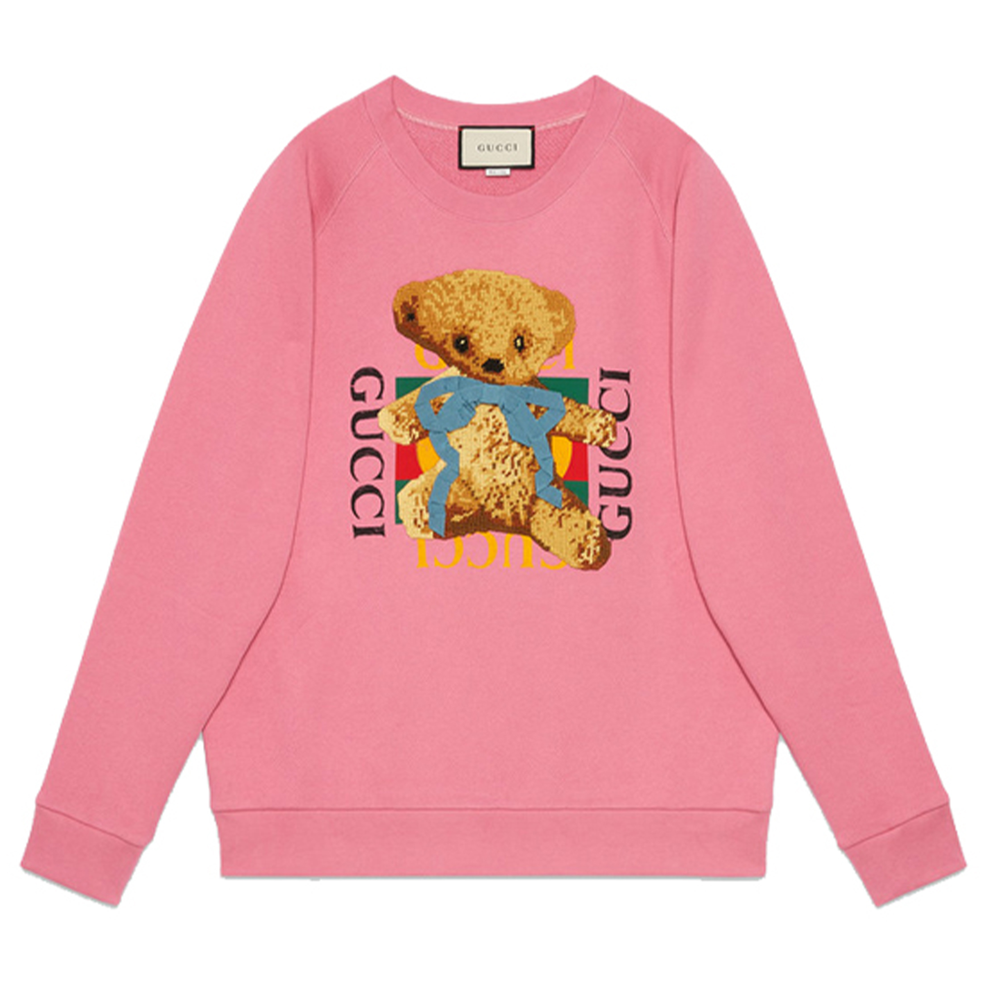 (Women) Gucci Animal Print Pink Crewneck Sweatshirt for Women 489677-X9N17-5681