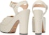 (Women) Gucci Ankle-Strapped Platform Sandals with Horsebit 'White' 674776-BKO00-9049