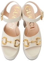 (W) Sandalias de Plataforma Gucci Blancas con Pulsera y Detalle Horsebit 674776-BKO00-9049 Purchase (W) Sandalias de Plataforma Gucci Blancas con Pulsera y Detalle Horsebit 674776-BKO00-9049