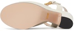 Details for (Women) Gucci Ankle-Strapped Platform Sandals with Horsebit 'White' 674776-BKO00-9049