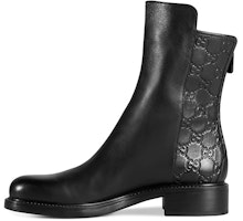 (Women) Gucci Ankle Boot 'Black Leather Fashion' 408212-A9L20-1000 (Women) Gucci Ankle Boot 'Black Leather Fashion' 408212-A9L20-1000