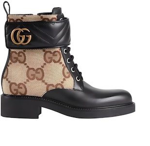 (W) Gucci Sepatu Boot Pendek 'Double G - Beige' 678984-17K40-1284 Order (W) Gucci Sepatu Boot Pendek 'Double G - Beige' 678984-17K40-1284