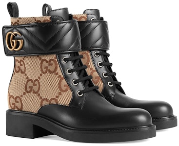 (W) Gucci Sepatu Boot Pendek 'Double G - Beige' 678984-17K40-1284 Lookbook (W) Gucci Sepatu Boot Pendek 'Double G - Beige' 678984-17K40-1284