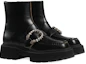 Order (W) Gucci 时尚虎头黑色短靴 627291-DS800-1000