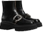 Order (W) Gucci 时尚虎头黑色短靴 627291-DS800-1000