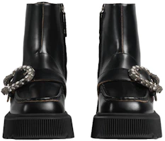 Lookbook (W) Gucci Stiefelette ''Fashion Tiger Head Schwarz'' 627291-DS800-1000