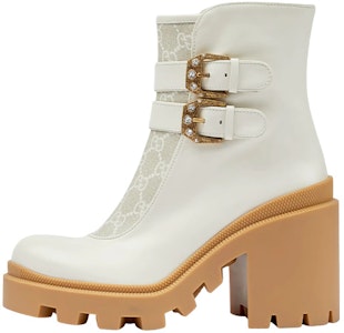 (W) Gucci GG帆布白色橡胶踝靴 701100-UVV30-9078 Buy (W) Gucci GG帆布白色橡胶踝靴 701100-UVV30-9078