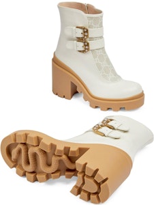 (W) Gucci GG帆布白色橡胶踝靴 701100-UVV30-9078 Purchase (W) Gucci GG帆布白色橡胶踝靴 701100-UVV30-9078