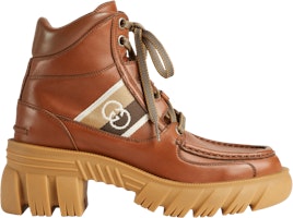 (Women) Gucci Ankle Boot 'Interlocking G - Brown' 663594-DTNE0-2560 (Women) Gucci Ankle Boot 'Interlocking G - Brown' 663594-DTNE0-2560