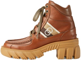(Women) Gucci Ankle Boot 'Interlocking G - Brown' 663594-DTNE0-2560 (Women) Gucci Ankle Boot 'Interlocking G - Brown' 663594-DTNE0-2560