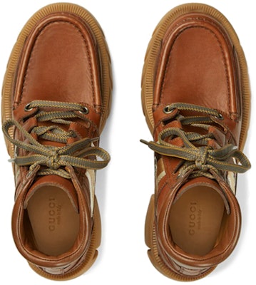 (W) Gucci But Ankle 'Interlocking G - Coklat' 663594-DTNE0-2560 Lookbook (W) Gucci But Ankle 'Interlocking G - Coklat' 663594-DTNE0-2560