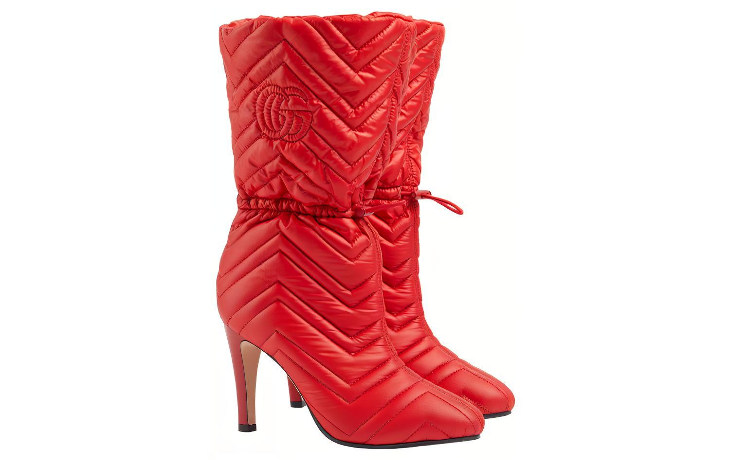 Lookbook (Women) Gucci Ankle Boot 'Red Heel' ‎719834-FAAUV-6447