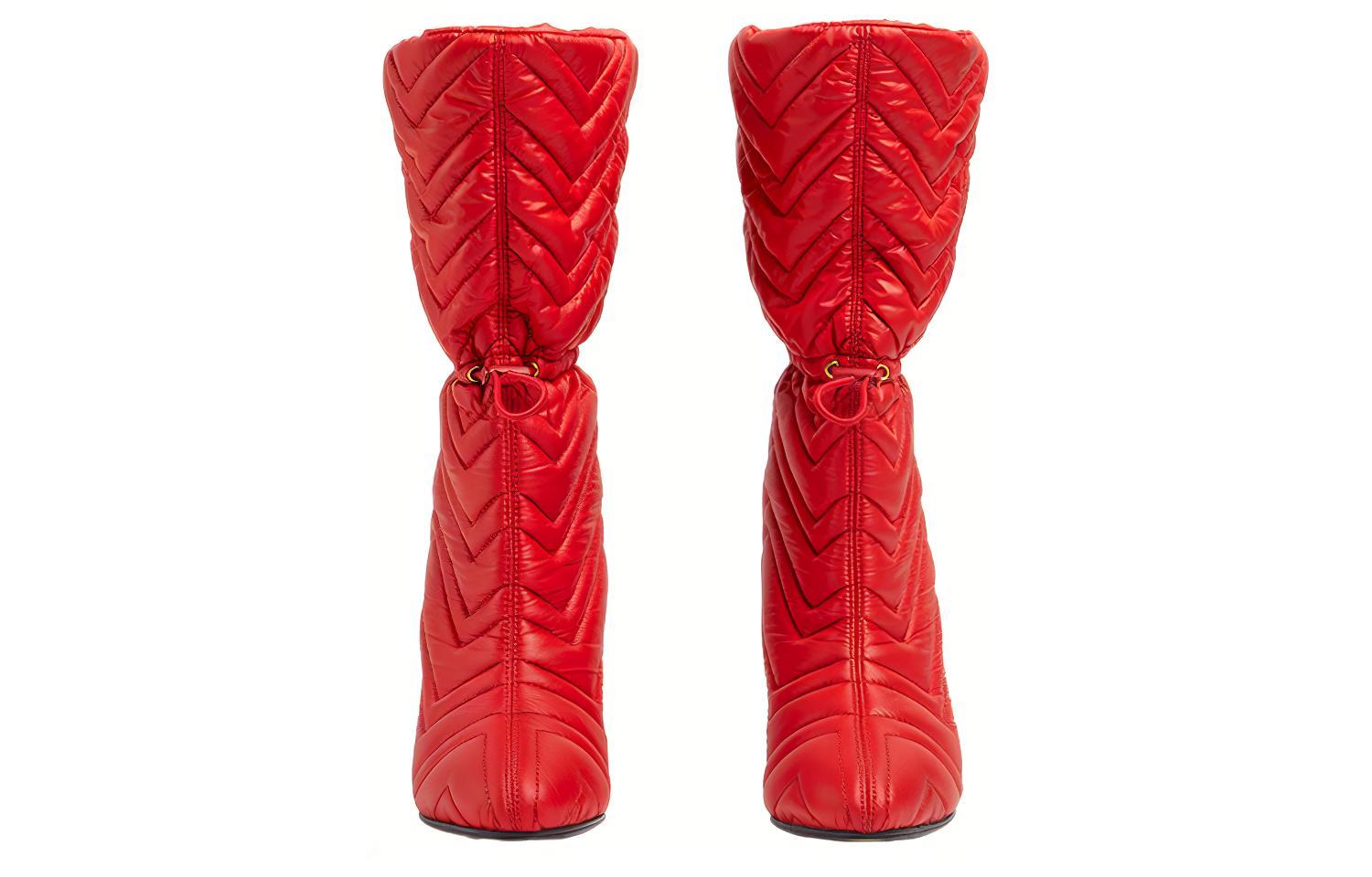 Shop (Women) Gucci Ankle Boot 'Red Heel' ‎719834-FAAUV-6447