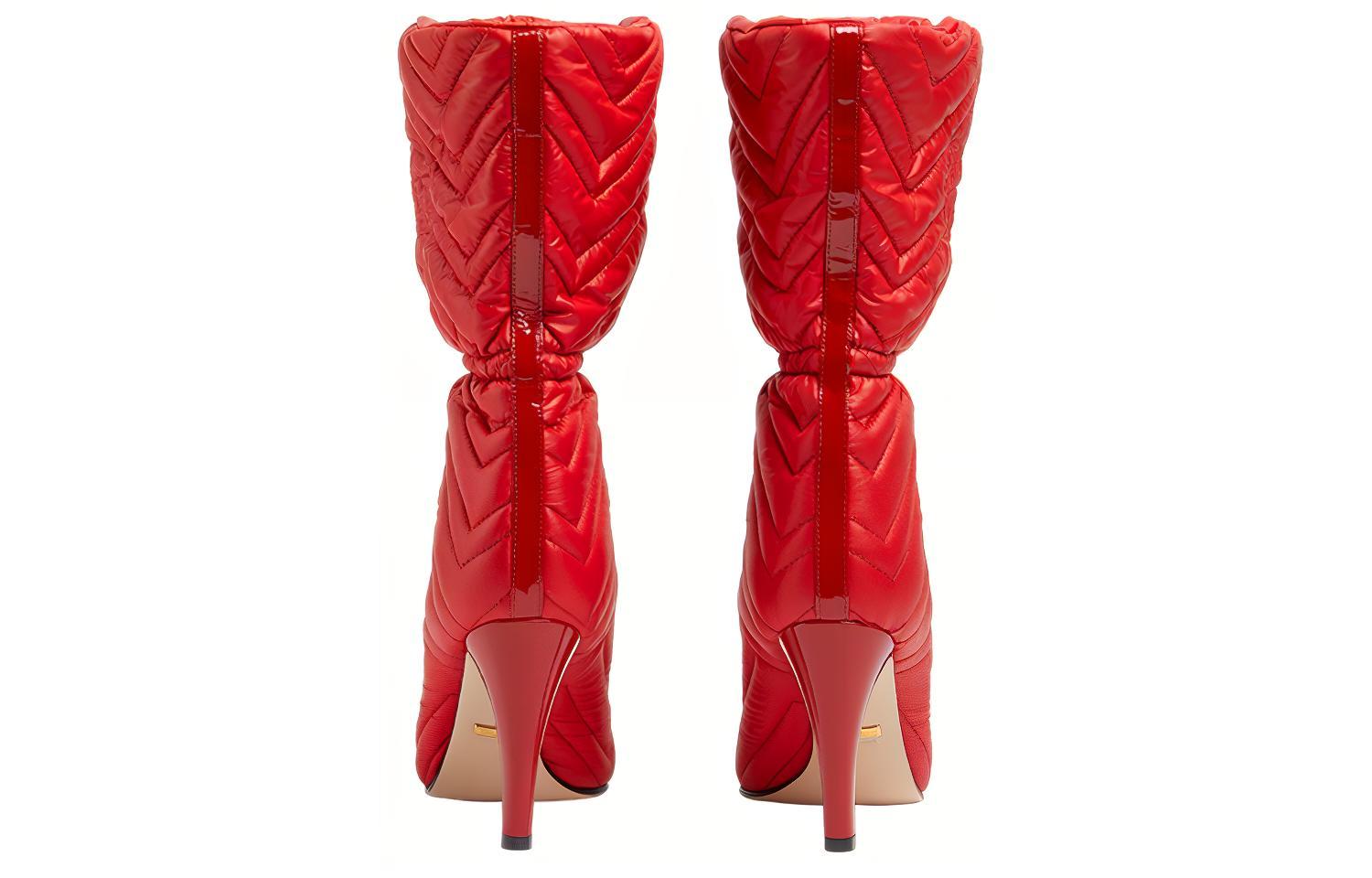 Purchase (Women) Gucci Ankle Boot 'Red Heel' ‎719834-FAAUV-6447