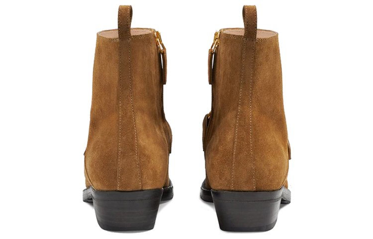 Shop (Women) Gucci Ankle Boot with Chain 'Brown' 659626-CH000-9543
