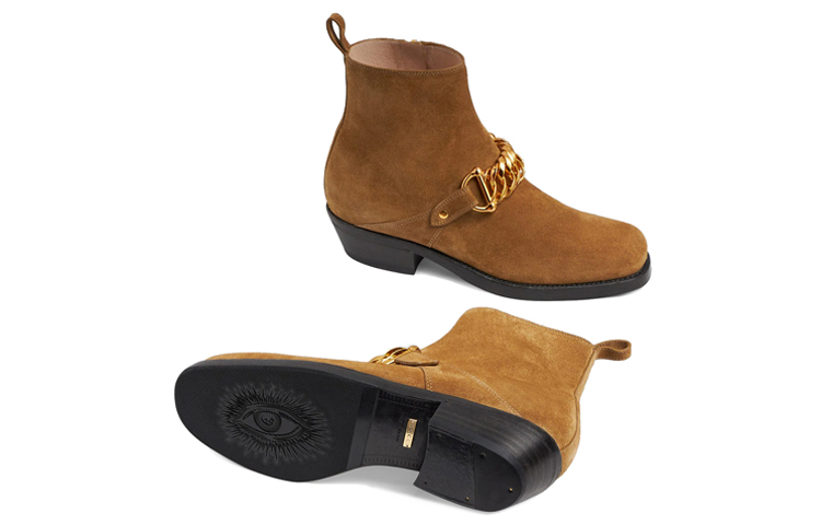 Purchase (Women) Gucci Ankle Boot with Chain 'Brown' 659626-CH000-9543