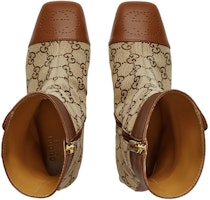 (W) 구찌 GG 모노그램 앵클부츠 (브라운 베이지) 700023-21HH0-2582 Shop (W) 구찌 GG 모노그램 앵클부츠 (브라운 베이지) 700023-21HH0-2582