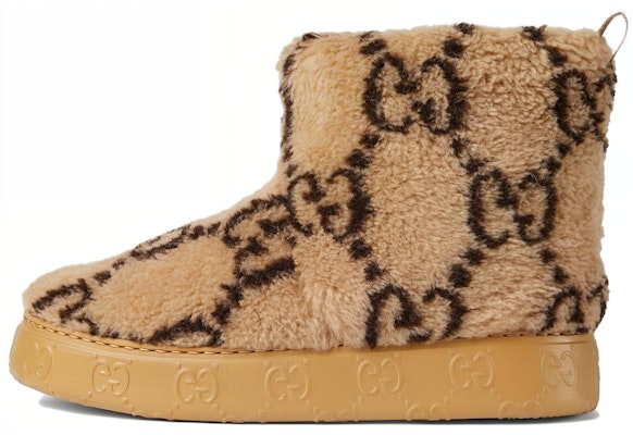 (Women) Gucci Ankle Snow Boots 'Brown Velvet' 762178-FACLO-9744 Buy (Women) Gucci Ankle Snow Boots 'Brown Velvet' 762178-FACLO-9744