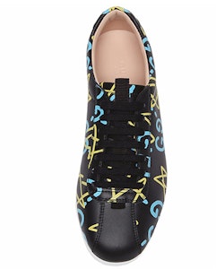 (W) グッチ アポロ スター GGロゴ ブラックレザー 408527-DSV30-1075 Order (W) グッチ アポロ スター GGロゴ ブラックレザー 408527-DSV30-1075