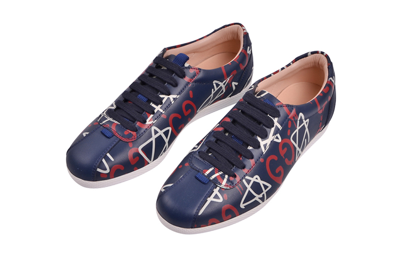 Lookbook (W) Gucci Apollo Star Leder GG Logo ''Navy Blau'' 408527-DSV30-4185