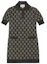 Buy (W) Vestido GUCCI Aria Negro Jacquard Monograma Manga Corta Mujer. 678437-XKB54-1284