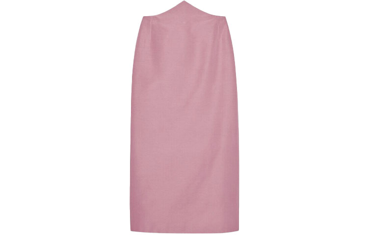(Women) Gucci Aria Collection Pink Slit Midi Skirt for Women 669341-ZADUU-5128