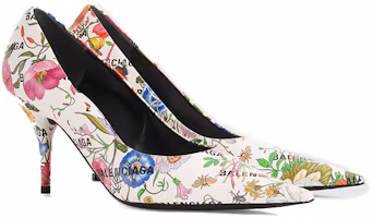 Lookbook (Women) Gucci x Balenciaga The Hacker Project Knife Pump Multi 'White' 676558-UL300-8446