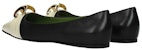(W) Gucci Balerina 'Hitam dan Putih' 572816-C9D10-9578
