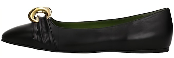 (Women) Gucci Ballet Flat 'Black Leather' 572089-C9D00-1000 (Women) Gucci Ballet Flat 'Black Leather' 572089-C9D00-1000