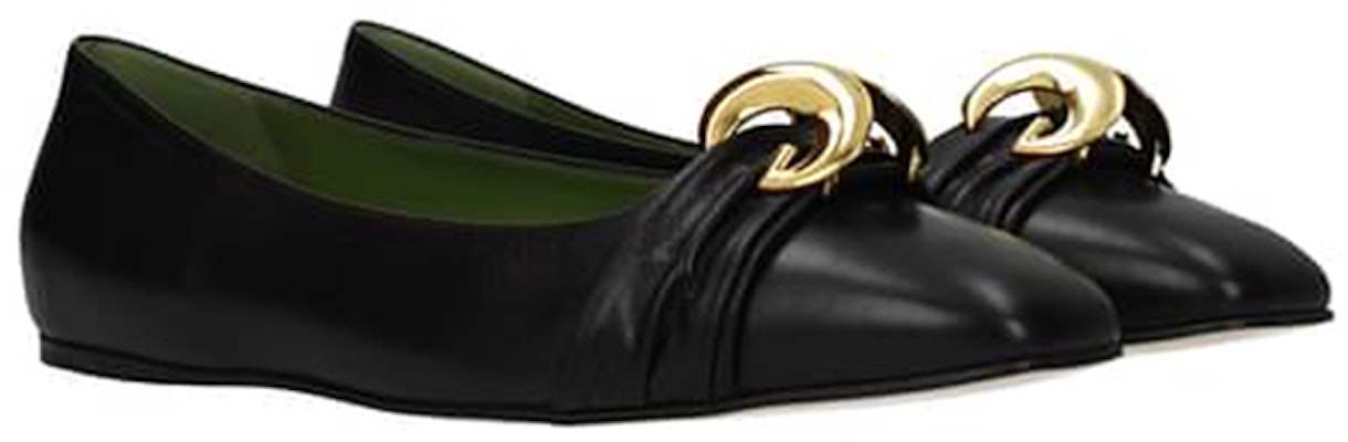 (W) (女性用) グッチ バレエ フラット 'ブラックレザー' 572089-C9D00-1000 572089-C9D00-1000 Order (W) (女性用) グッチ バレエ フラット 'ブラックレザー' 572089-C9D00-1000 572089-C9D00-1000