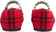Purchase (W) Gucci Kasut Ballet 'Horsebit Check - Merah' 635101-2G210-6260