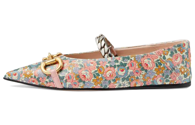 Buy (W) Gucci Ballerines ''Liberty Floral Print - Rose Clair'' 642041-2JZ10-5960