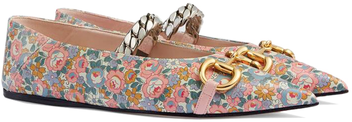(Women) Gucci Ballet Flat 'Liberty Floral Print - Light Pink' 642041-2JZ10-5960 Lookbook (Women) Gucci Ballet Flat 'Liberty Floral Print - Light Pink' 642041-2JZ10-5960