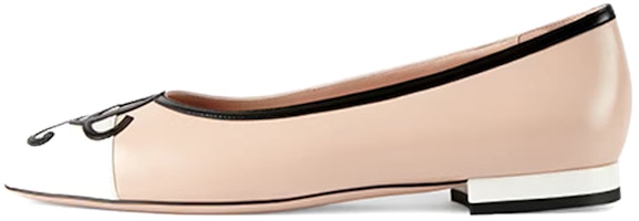 (Women) Gucci Ballet Flat 'Pink White Floral Appliqué' 658904-C9DN0-9070 (Women) Gucci Ballet Flat 'Pink White Floral Appliqué' 658904-C9DN0-9070