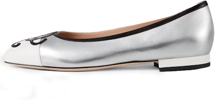 (Women) Gucci Ballet Flat 'Silver Floral' (Women) Gucci Ballet Flat 'Silver Floral'